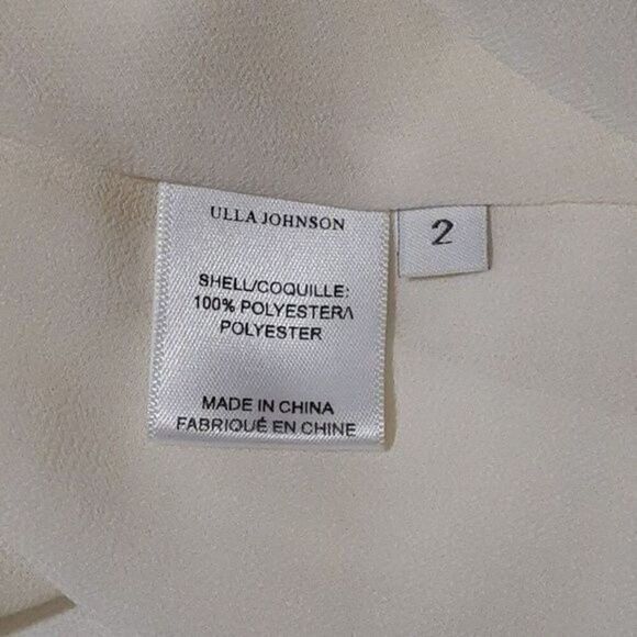 ULLA JOHNSON  Gardenia Delphine Floral Tiered Ruffled Dress Boho Party Size 2 - Picture 13 of 14